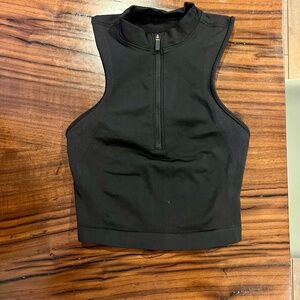 Lululemon  Seamless Half-Zip Training Tank Top  - sz 0